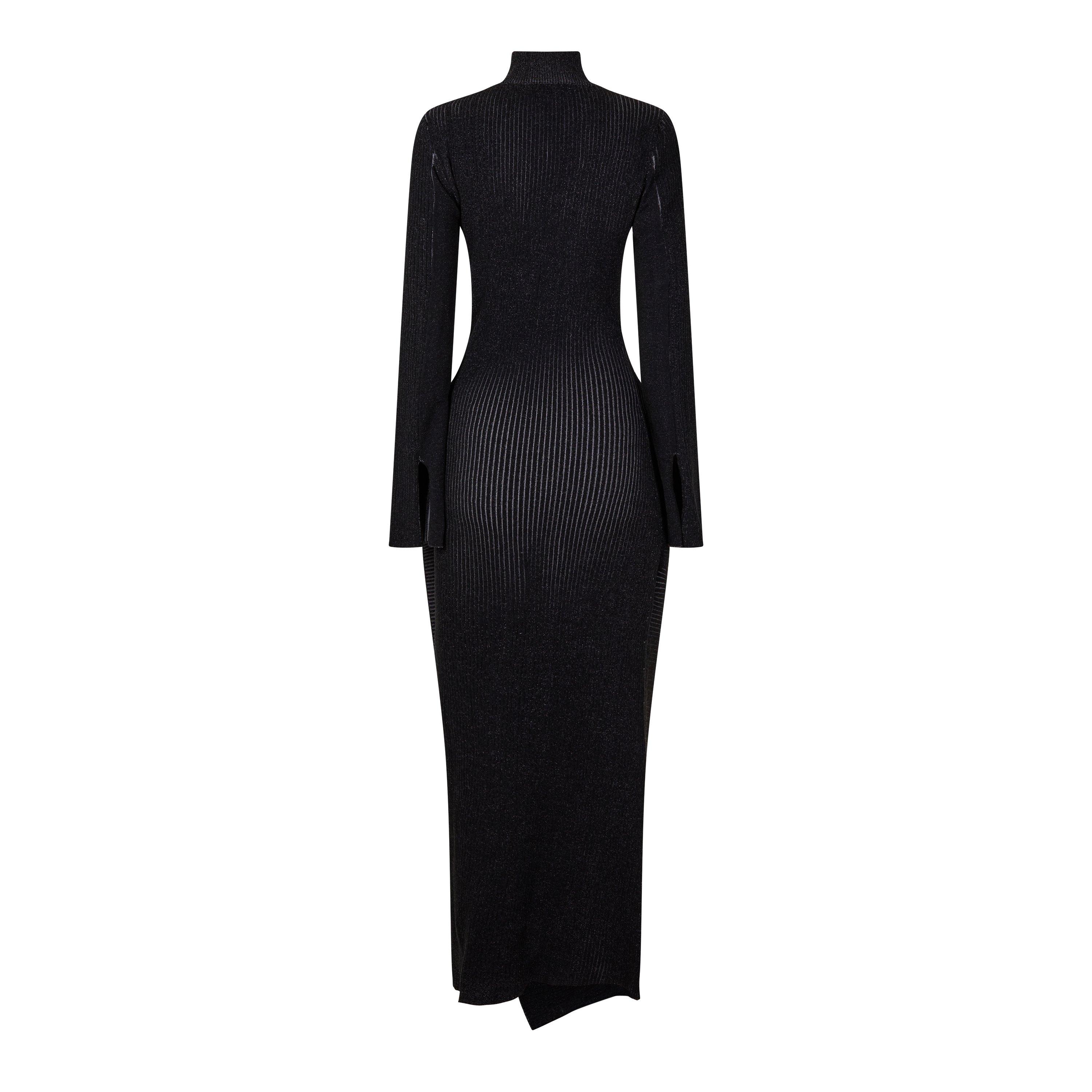 Off White Knit Maxi Dress