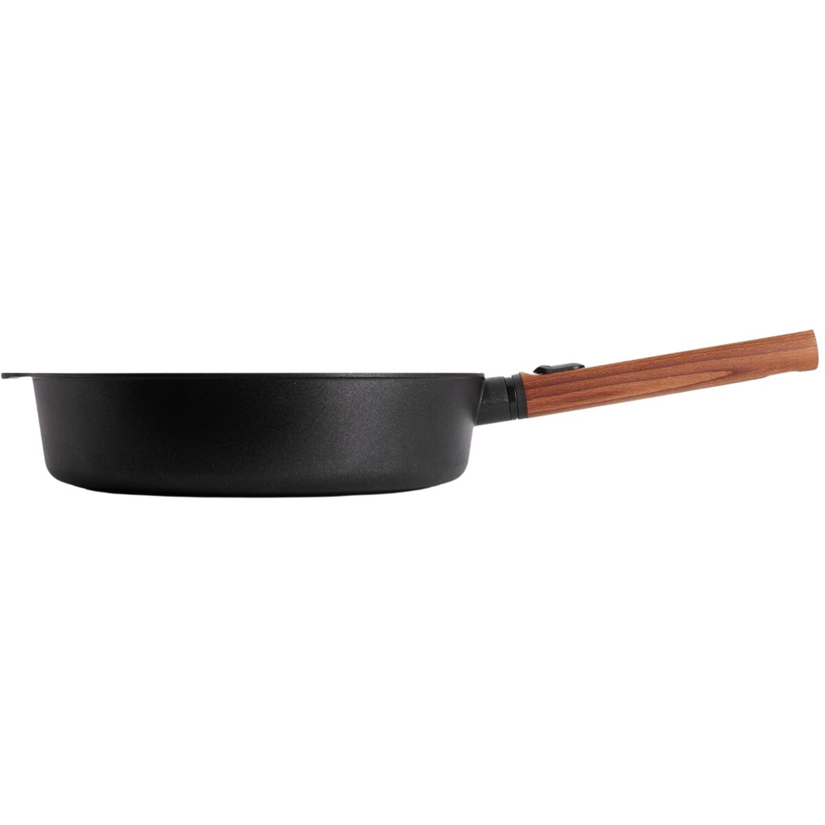 Woll Eco Logic QXR sautépanne 28 cm med avtagbart trehåndtak
