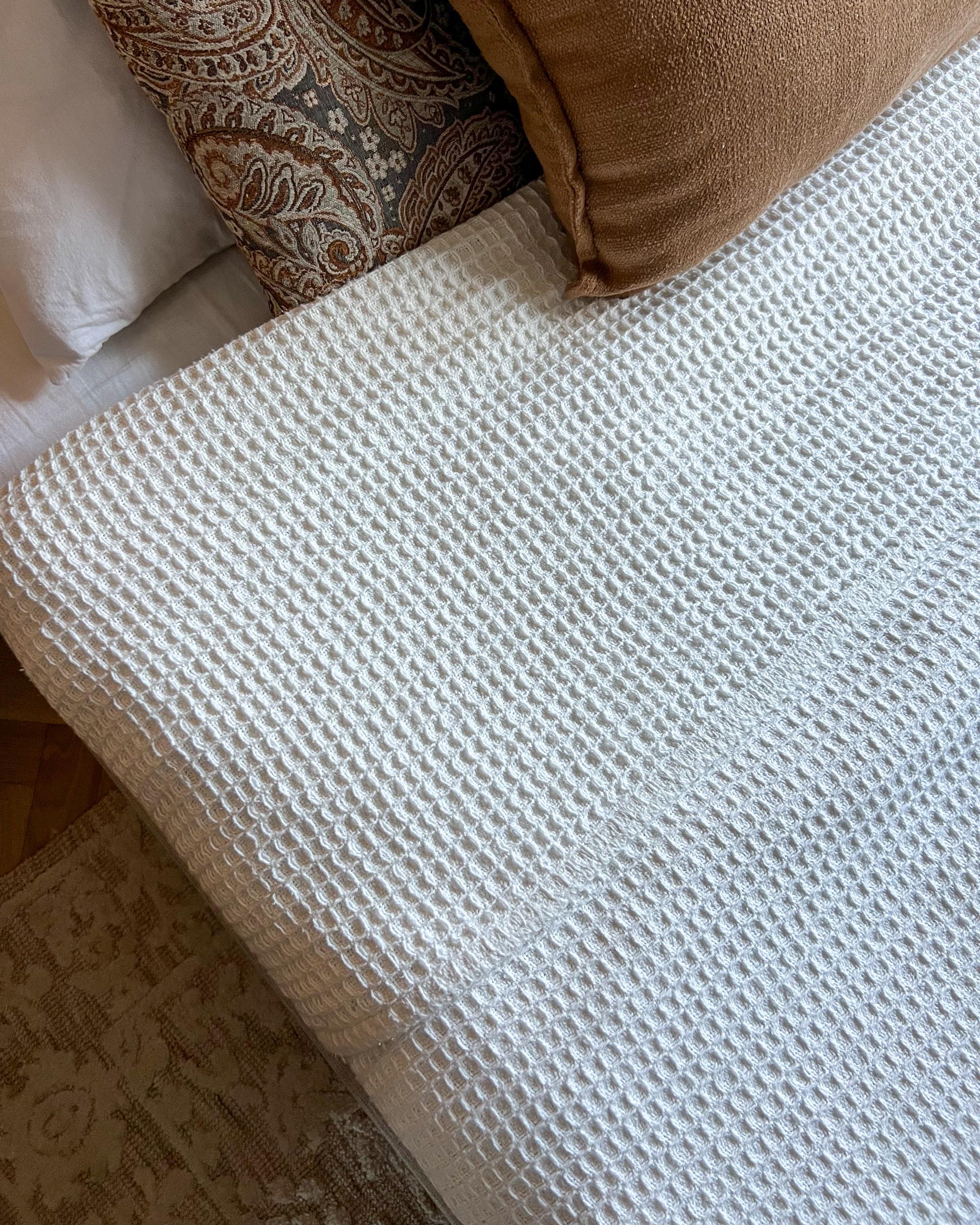 Sprei RAGALA Katoen 220 x 240 cm Lichtbeige