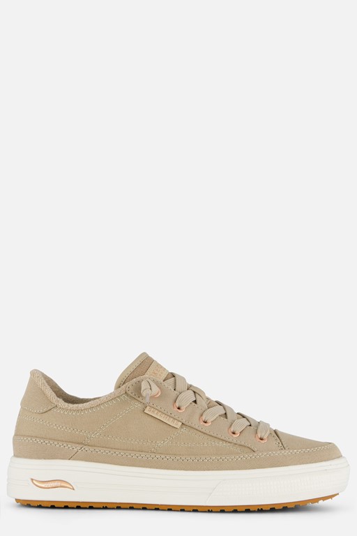 Skechers Arch Fit Arcade Sneakers taupe Textiel