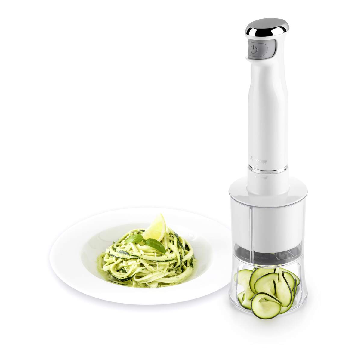 Stabmixer Spiralizer weiss