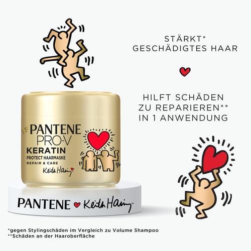Pantene Pro-V Repair & Care Keratin Protect Haarmaske Trockenes, Geschädigtes Haar