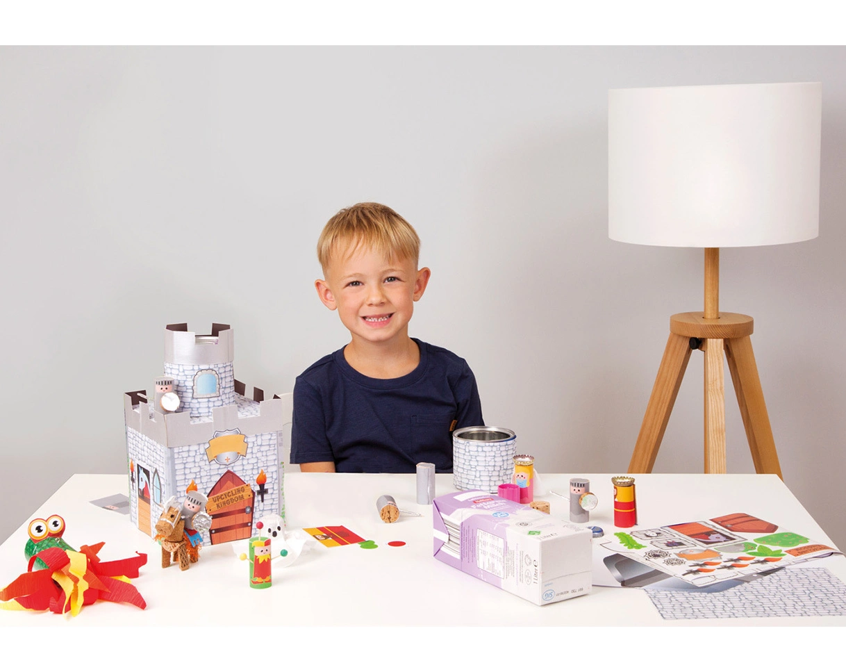 Bastelset ECO UPCYCLING - KINGDOM in bunt