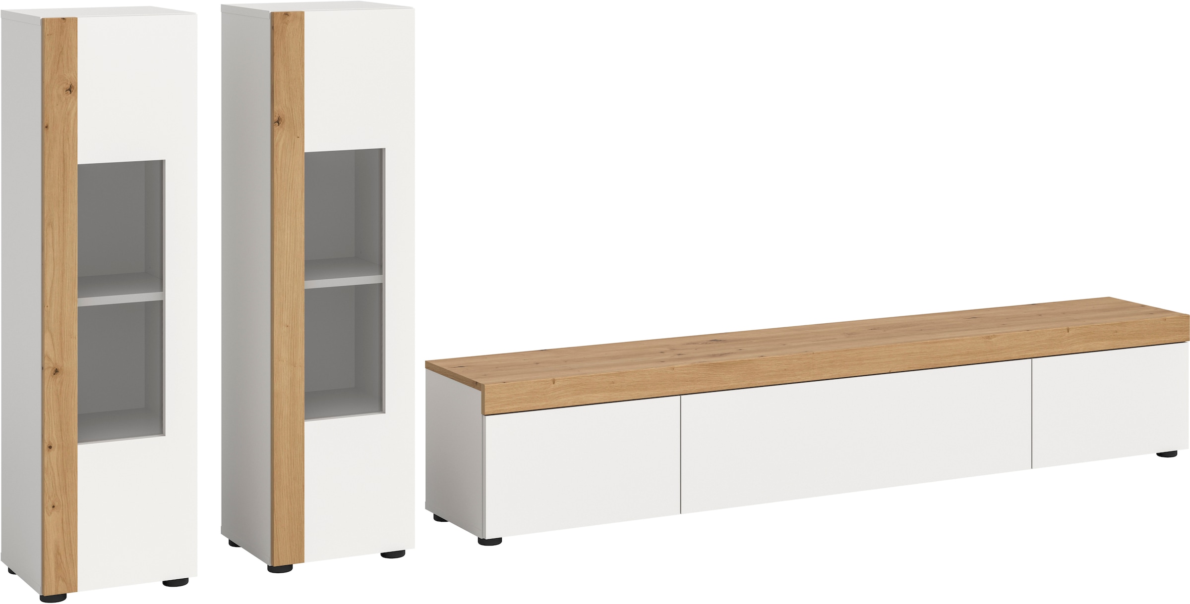INOSIGN Wohnwand »Svala, Breite 180 cm, Wohnkombination« Set, 3 Stk. tlg.