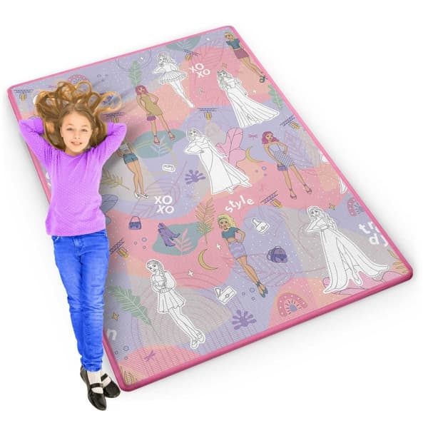 Fargerik og rullbar skummatte for barn, 120 x 90 x 0,3 cm - Ricokids RK-344