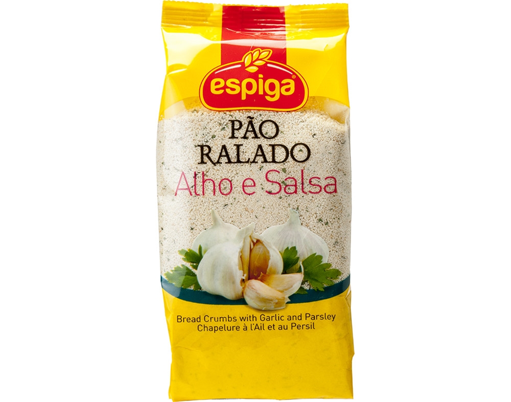 PÃO RALADO ESPIGA COM ALHO E SALSA 200G