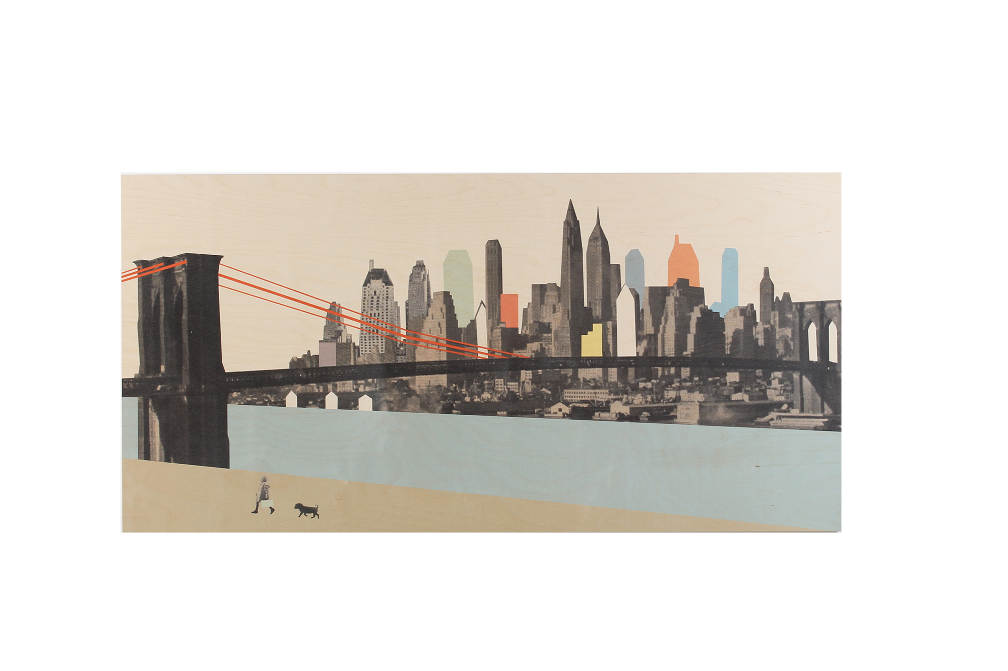 StoryWood wandpaneel New York 110  x 55 cm