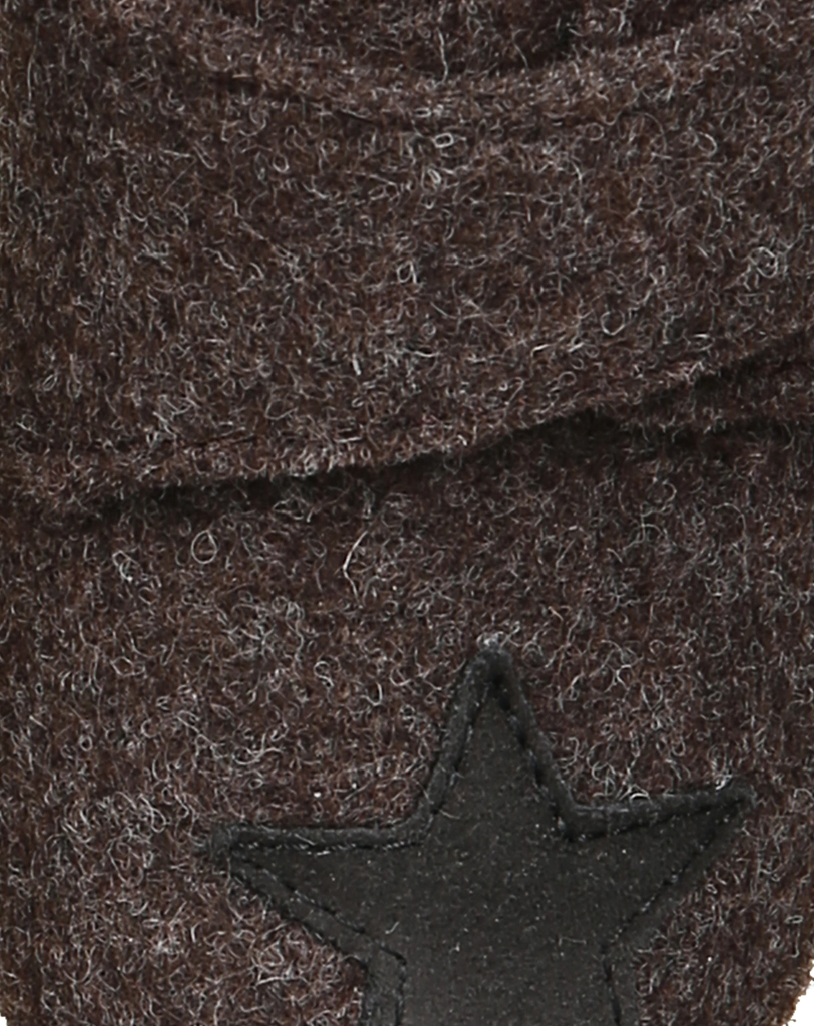 Klett-Hausschuhe FILZ STERN in dark oak