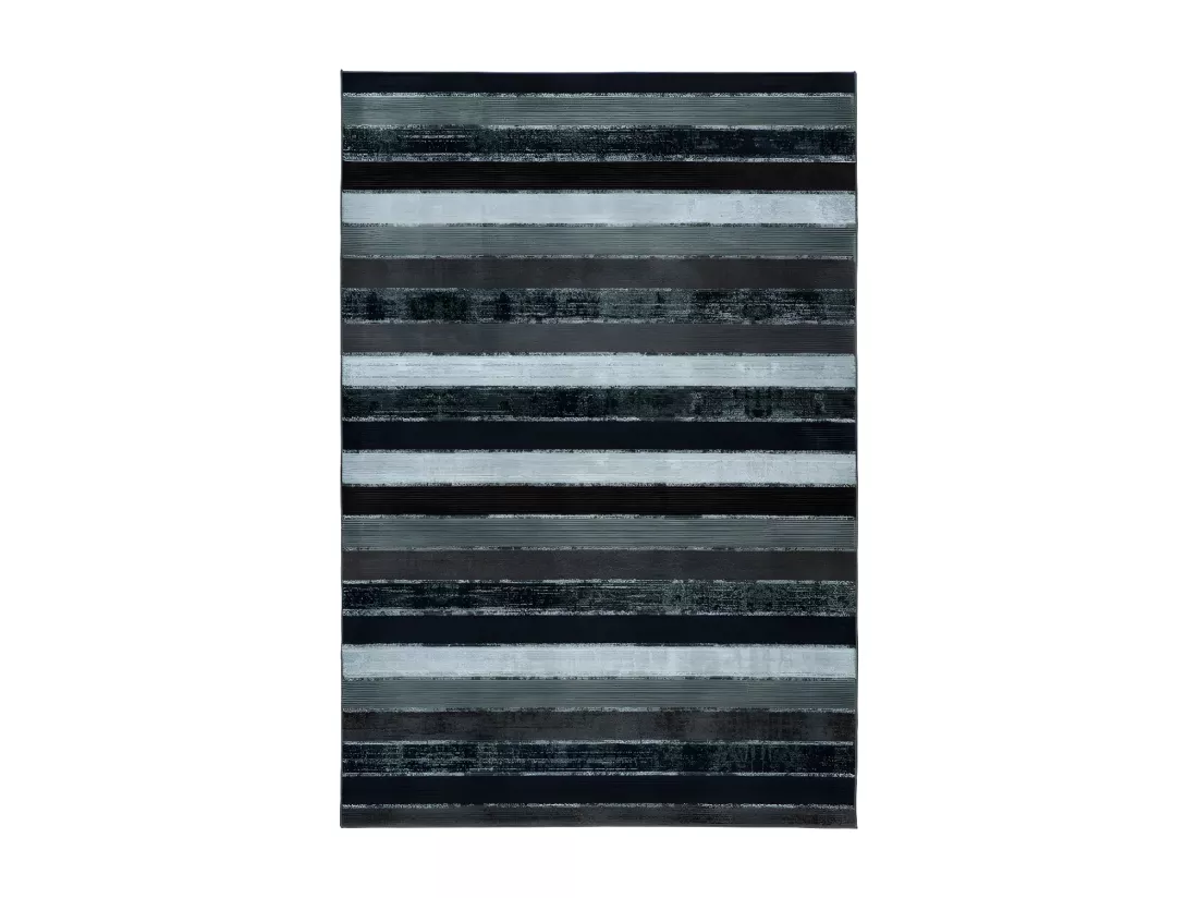 Tapis 290x200cm, design G408A coloris bleu pétrole - Confort et élégance pour votre intérieur