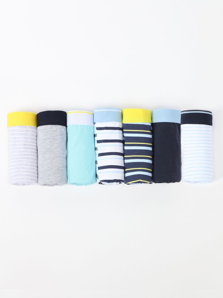 Pacote com 7 cuecas boxer sortidas - Diversas