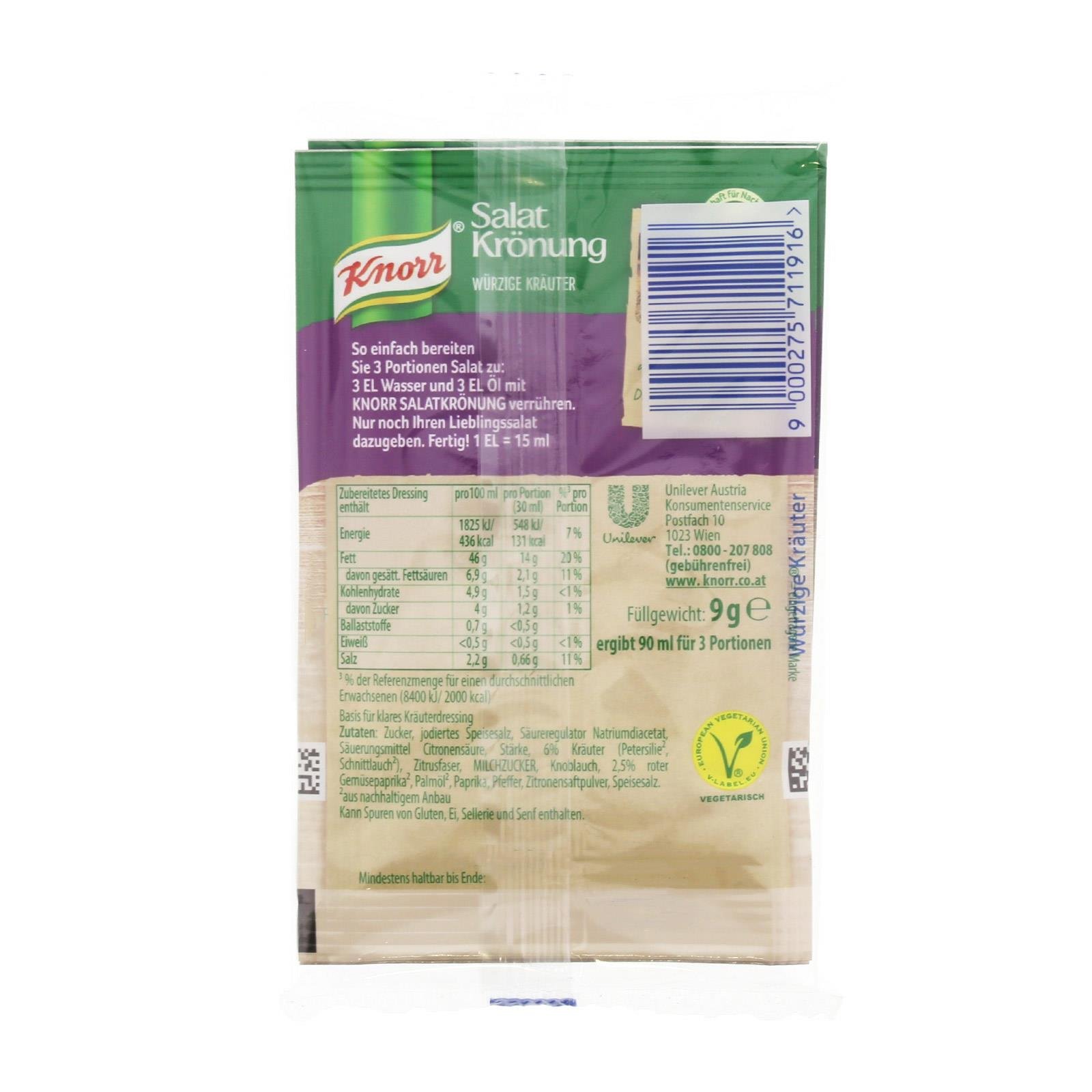 Knorr Salatkrönung Würzige Kräuter 3er