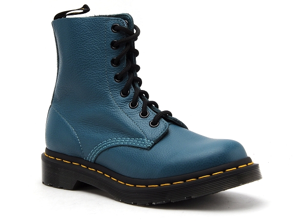 Dr martens boots bottine plates femme pascal virginia vert