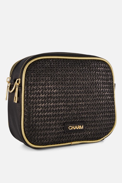 Charm Endlebury Schoudertas zwart Nylon