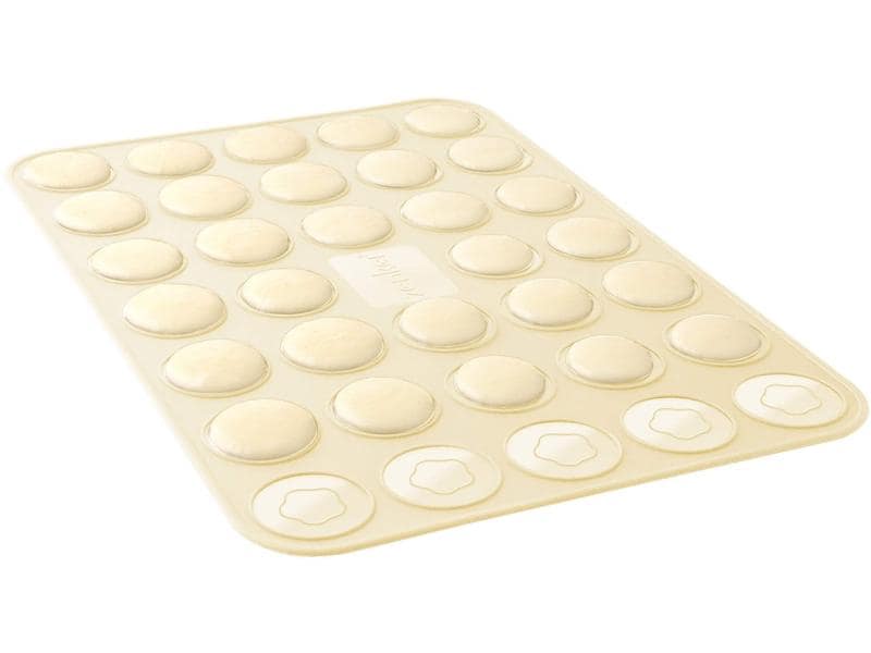 Zenker Backmatte Sweet Sensation 1 Stück Backunterlage aus Silikon für Macarons