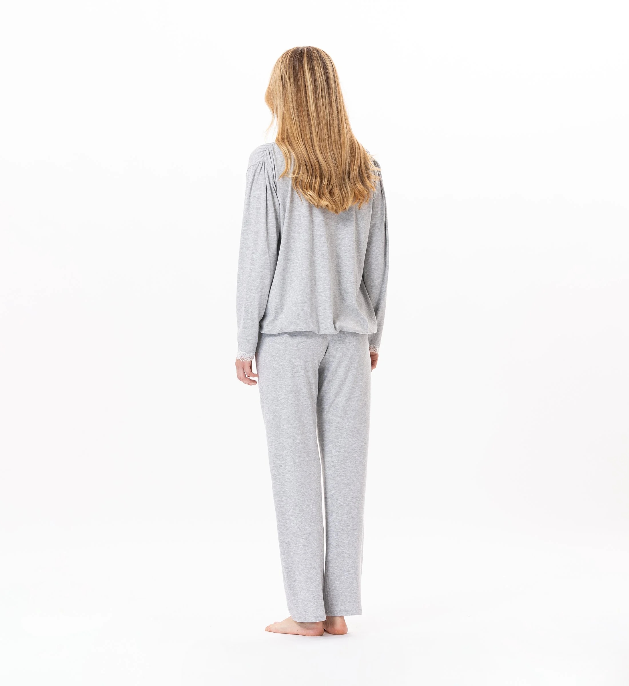 SUBLIME 802 - Pyjama en jersey | Gris