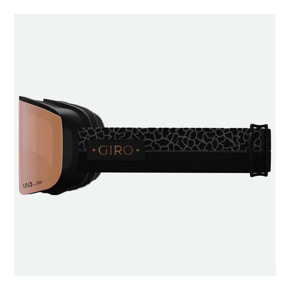 Giro ELLA - Masque ski + écran supplémentaire vivid infrared Femme black craze/vivid rose gold