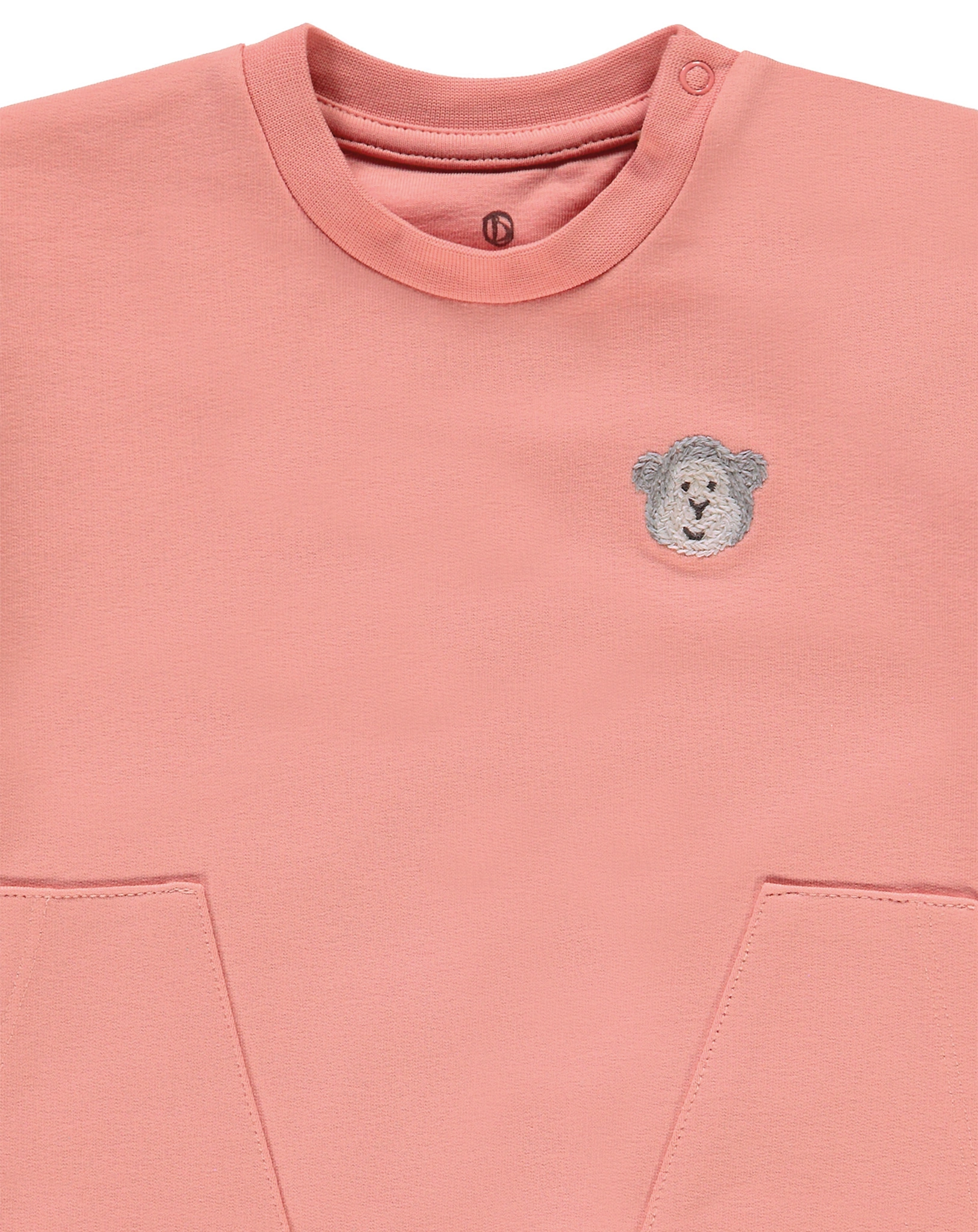 Sweatshirt POCKET in coral