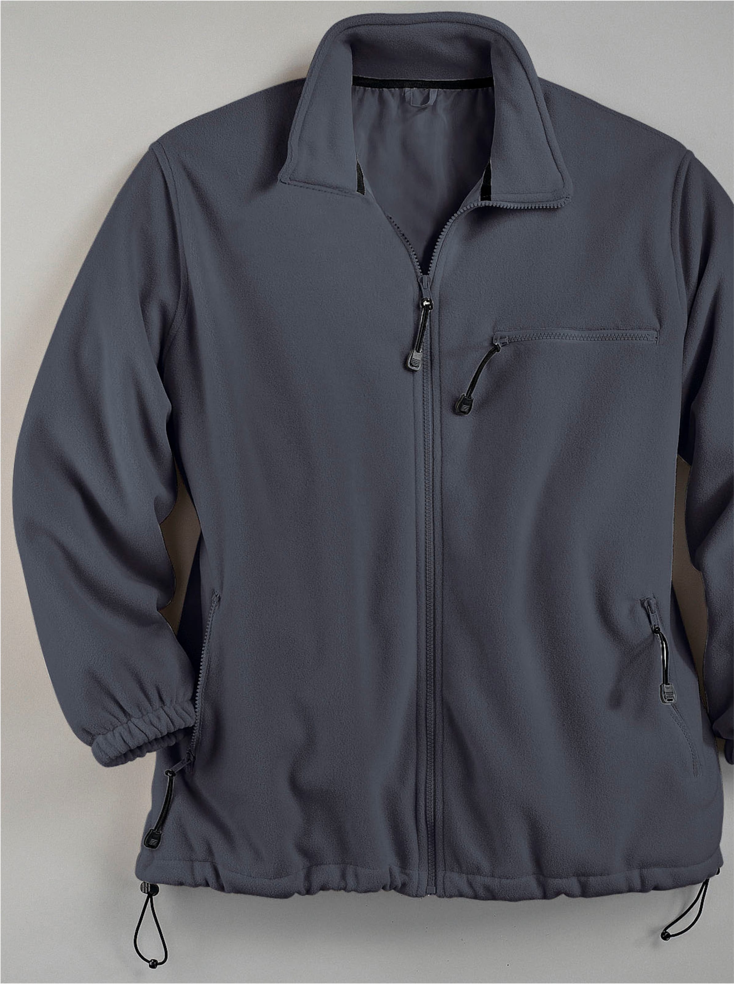 Fleece-Jacke in grau
