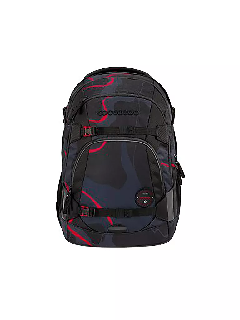 COOCAZOO Schulrucksack MATE Lava Lines schwarz