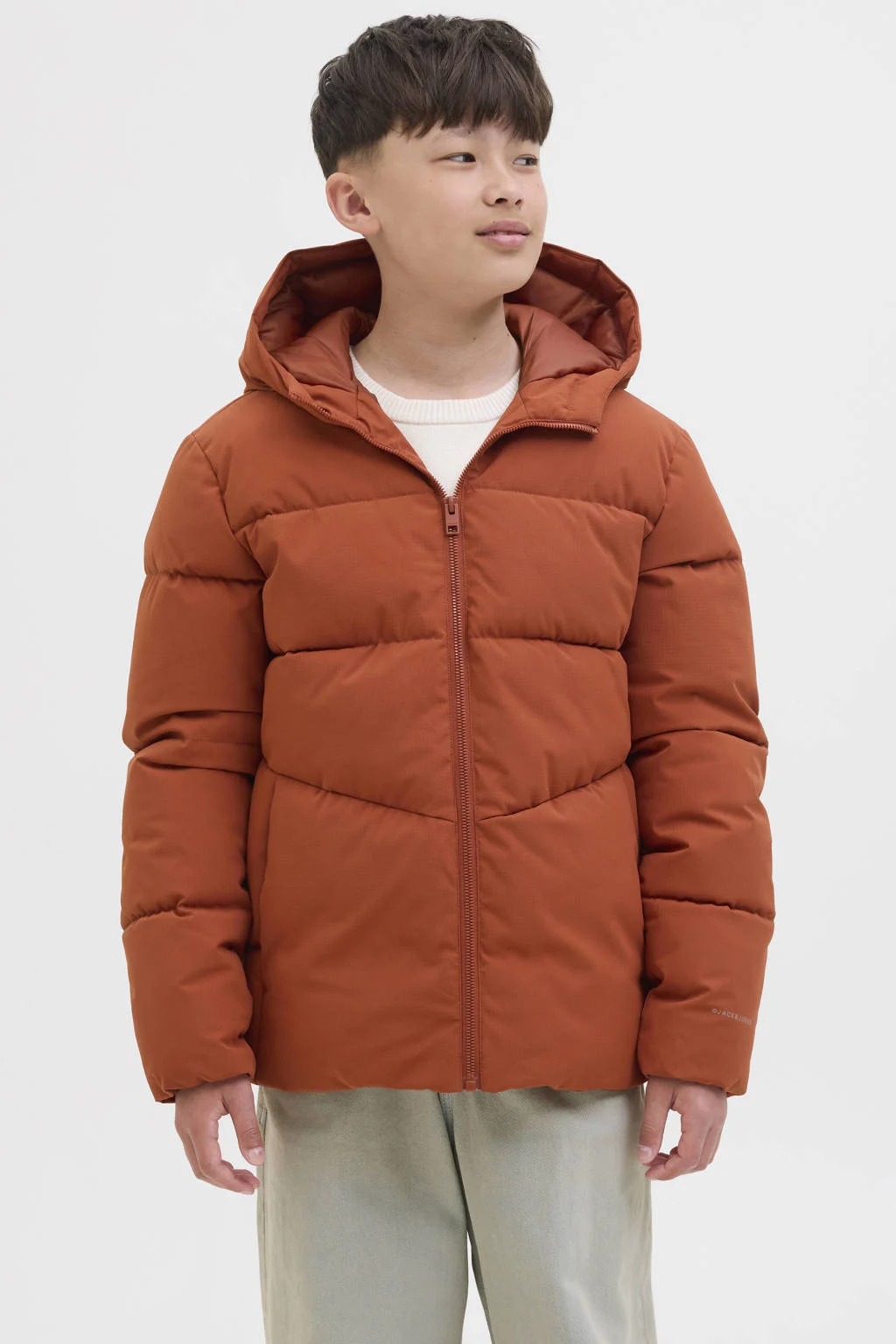 JACK & JONES JUNIOR gewatteerde jas terra