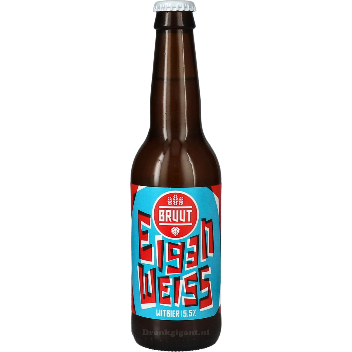 Bruutbier Eigenweiss Op=Op (THT 05-09-26) 33 cl