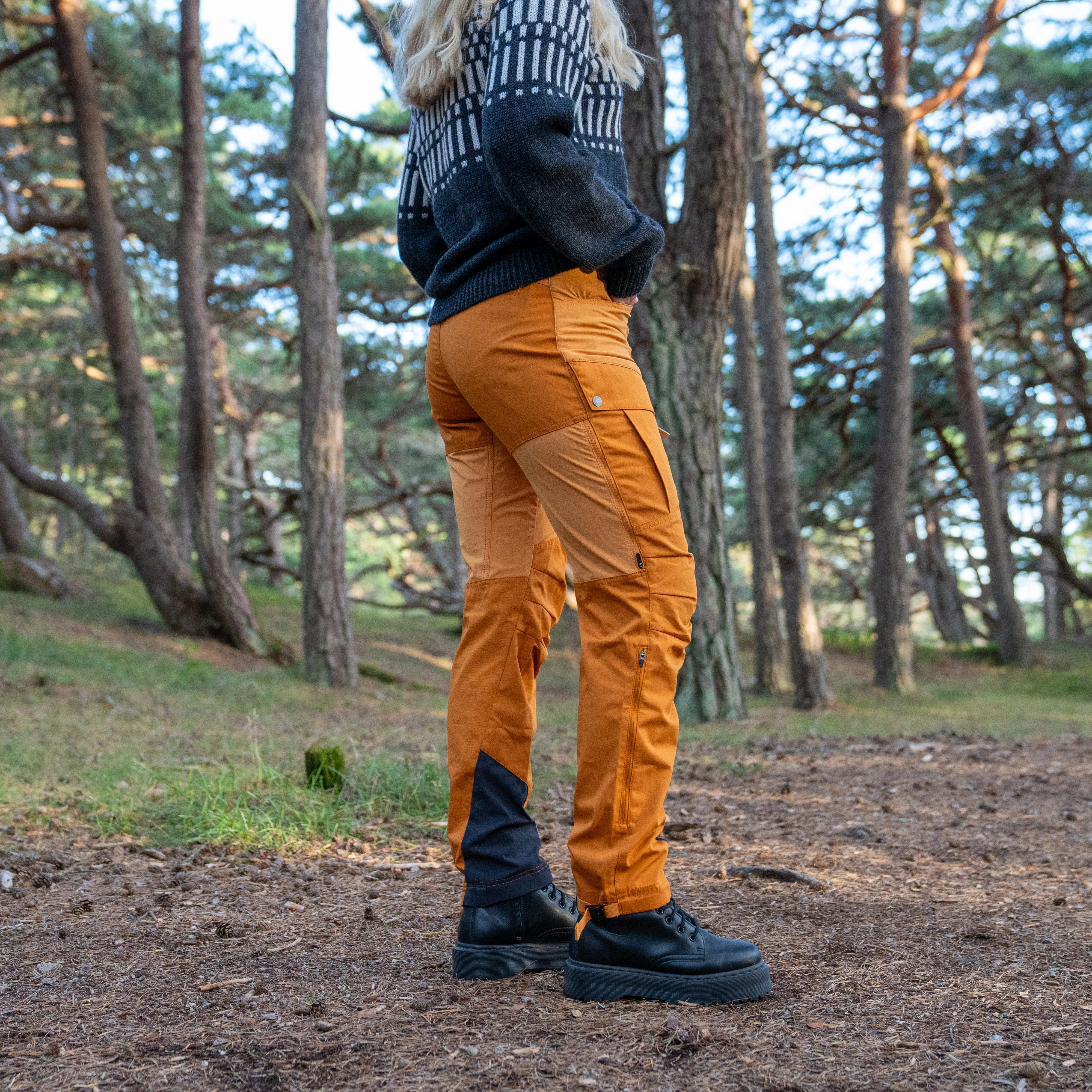 Nordmarka Favor Outdoor Pants Women Golden Field