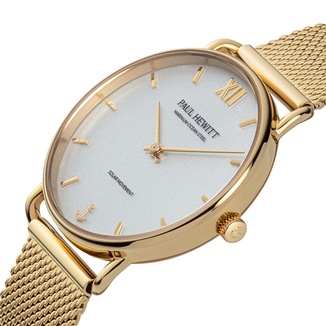 Paul Hewitt Sailor Line Marinium Ocean Steel Gold Ø 33