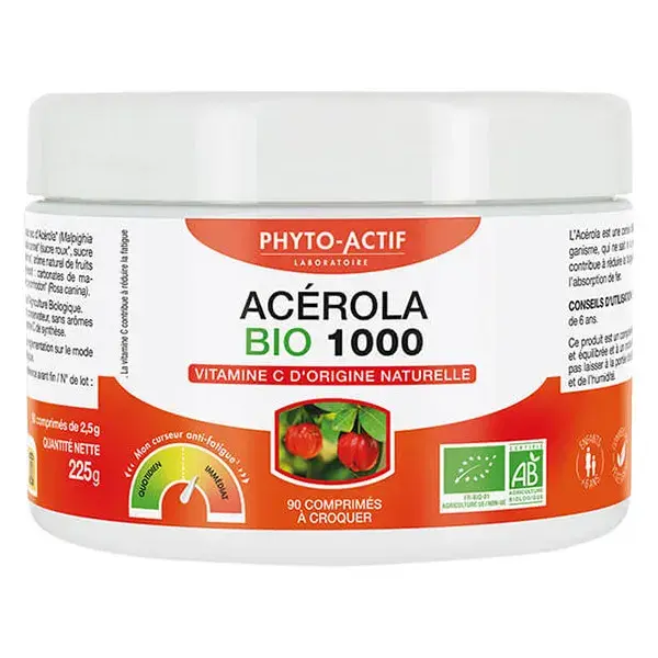 Phyto-Actif Acérola Bio 1000 90 comprimés