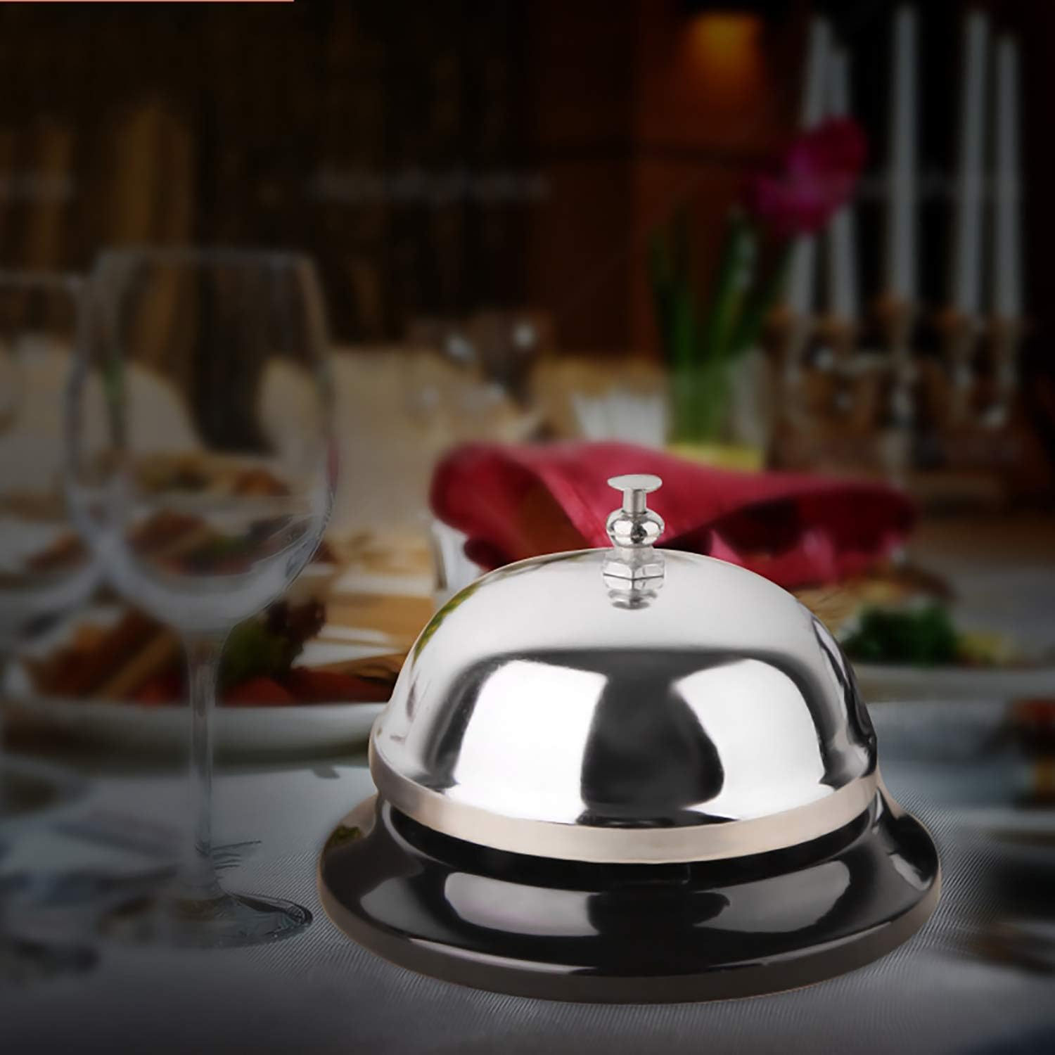 Metall Tisch Glocke Service Rezeptions Klingel Trainings Rufglocke für Bar / Hotel / Haustiere