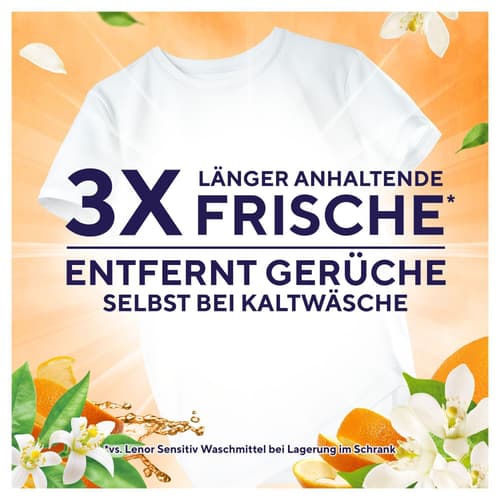 LENOR Flüssigwaschmittel, Duft Von Orangenblüte & Pfirsich