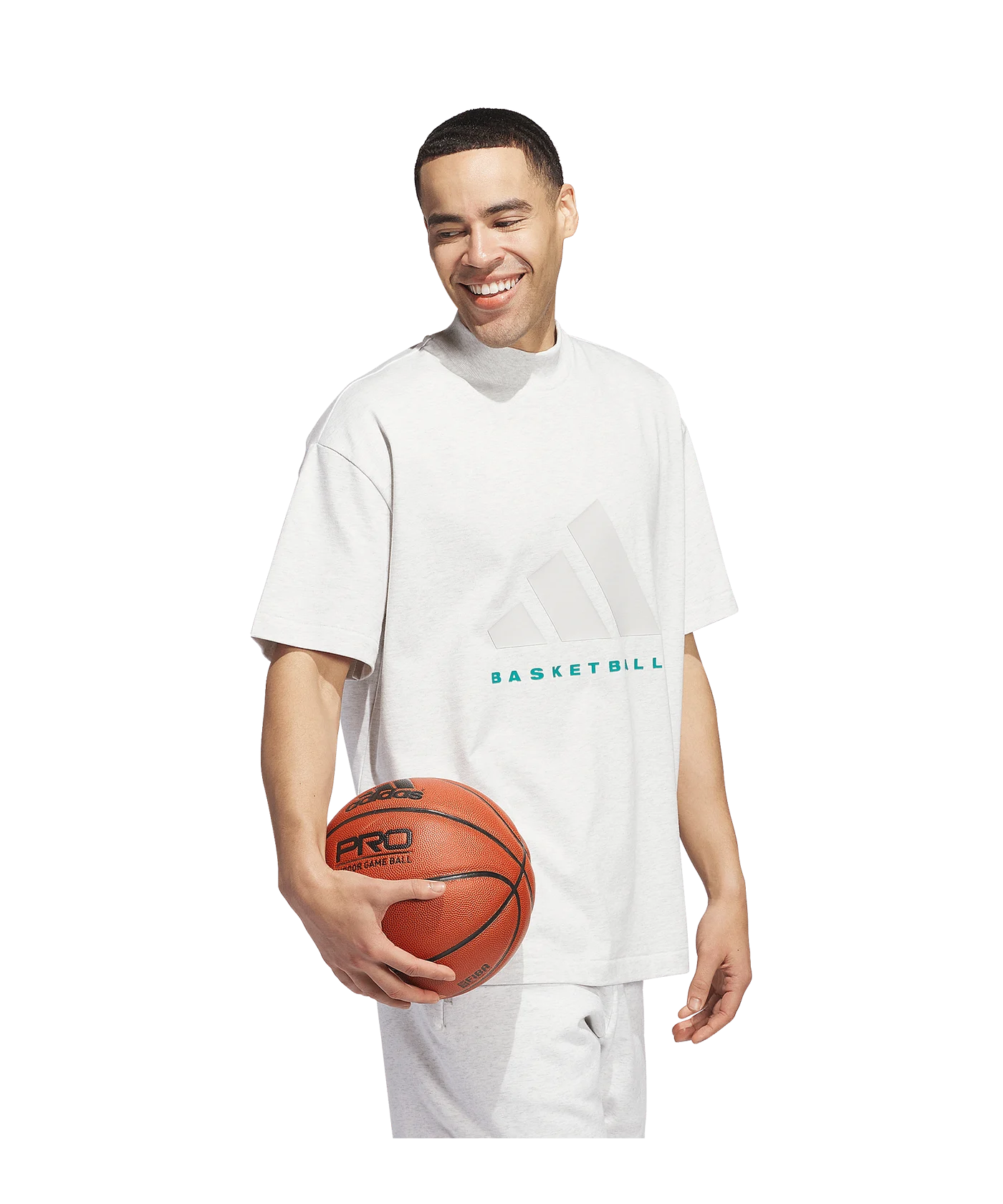 adidas Originals Basketball T-Shirt Grau