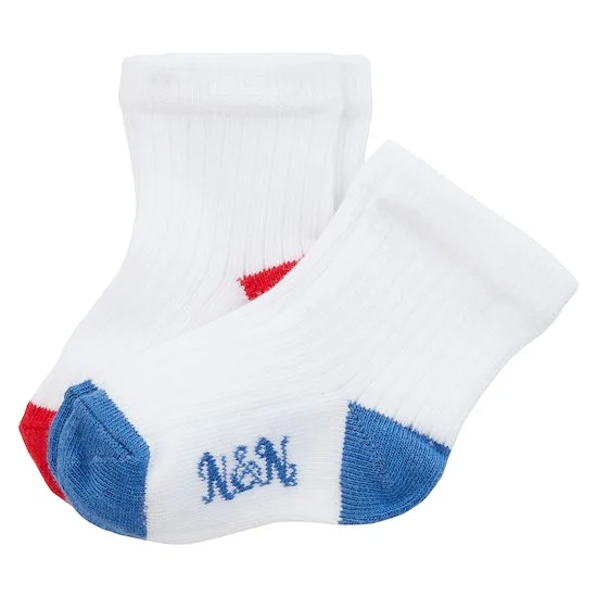 Lot 2 paires de chaussettes Santa Cruz Beach   Rouge / Bleu        de               Nano & nanette