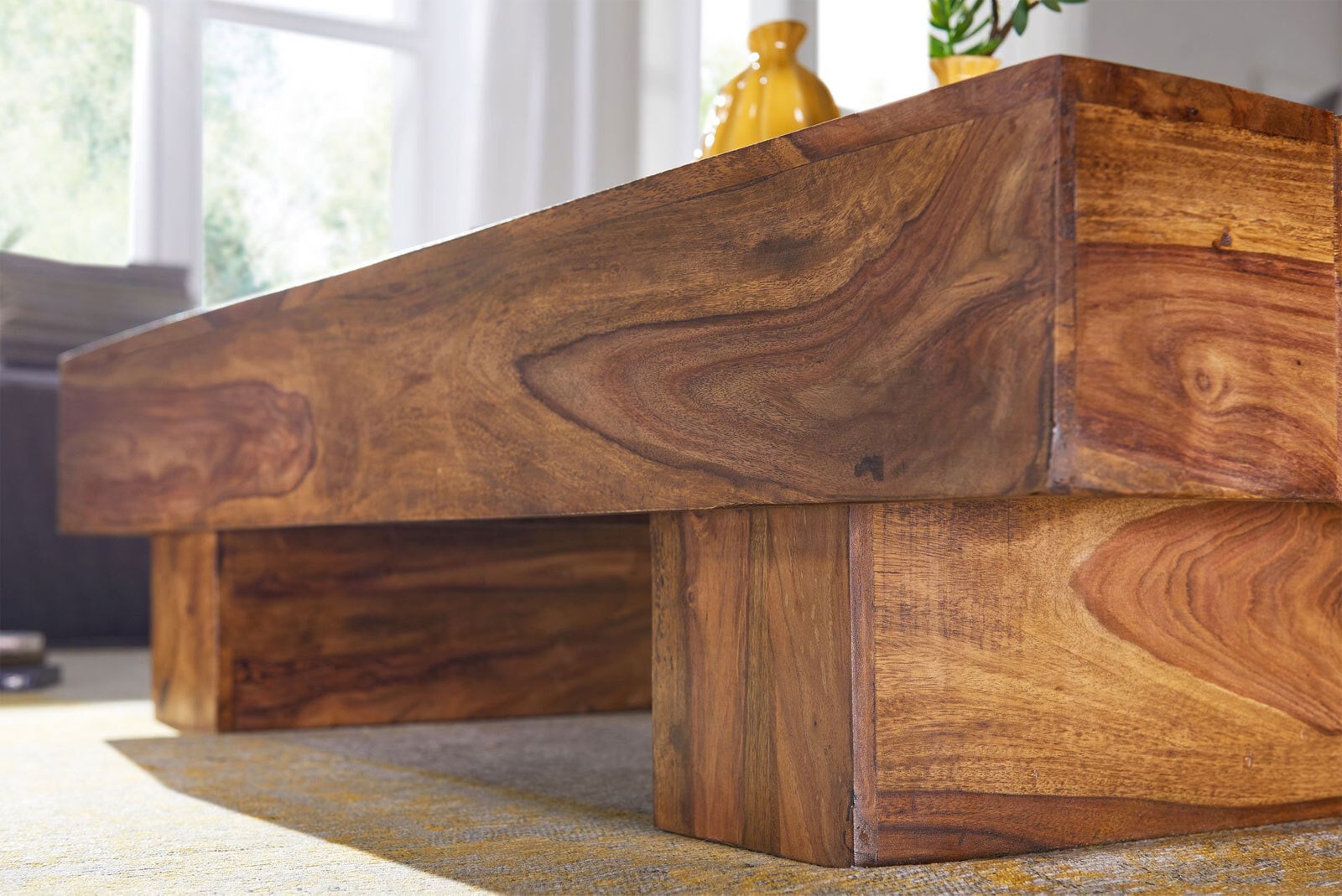 Couchtisch 120 x 45 cm braun
