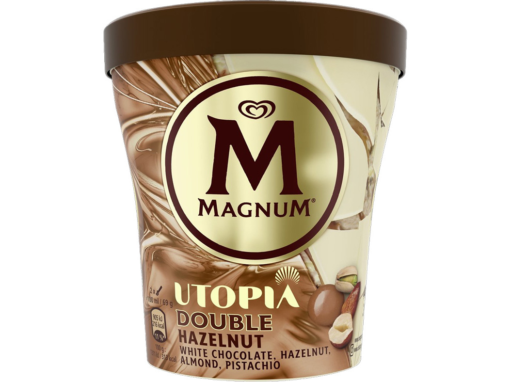 GELADO PINT MAGNUM DOUBLE AVELÃ 440ML