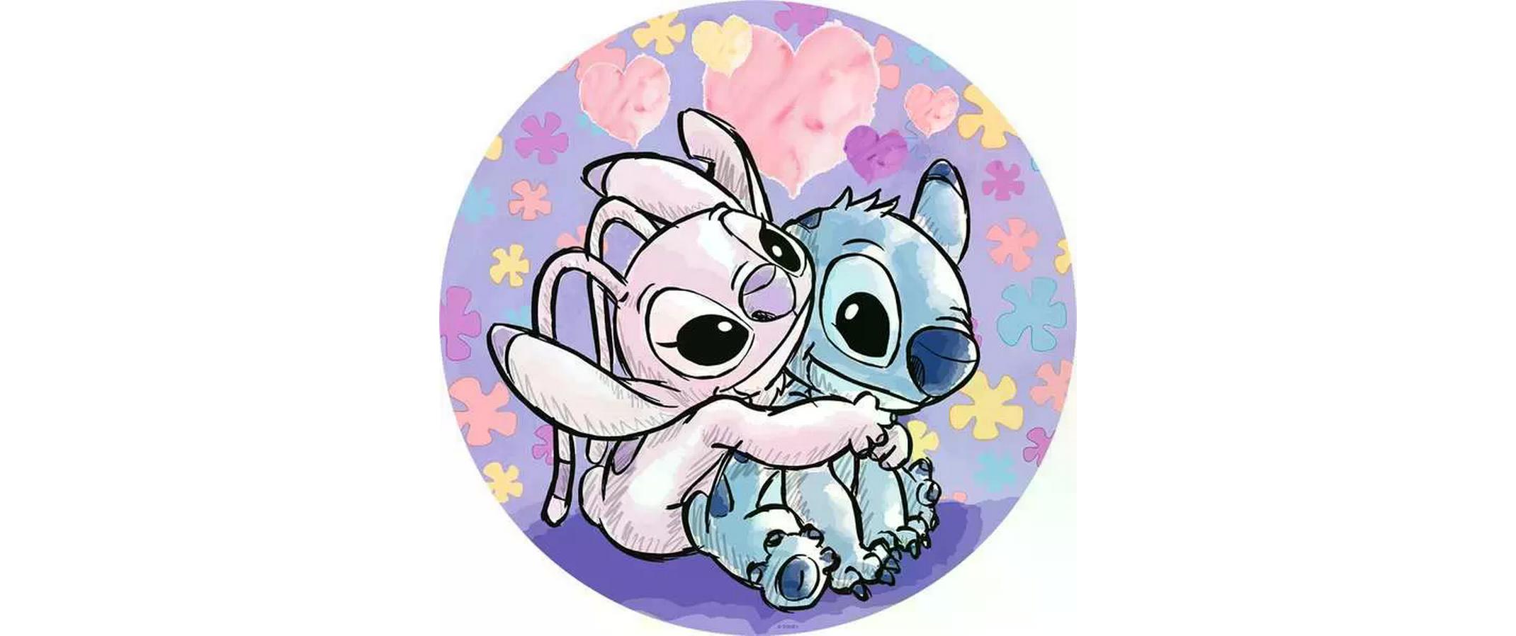 Puzzle Disney: StitchRundpuzzle in Premium-Qualität