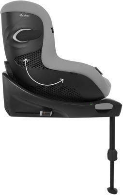 Cybex Sirona Gi i-Size Plus Bilstol inkl. Spedbarnsinnlegg, Stone Grey