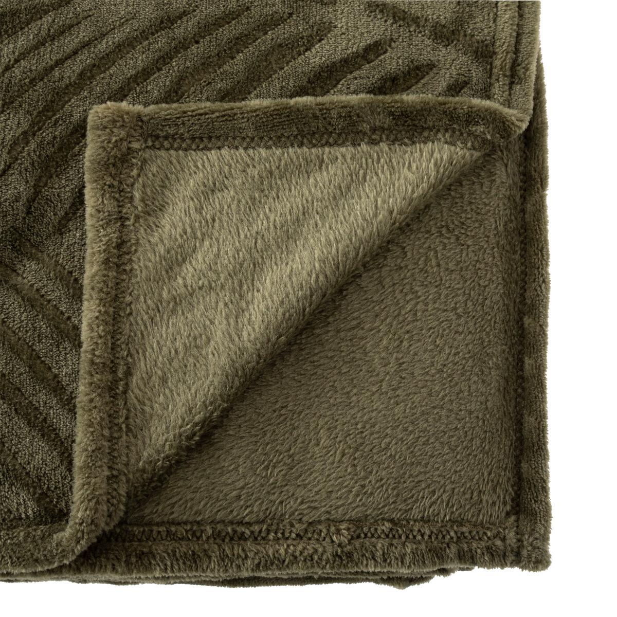 PLAID FLANEL BRUSH ZOA KAKI 125X150CM