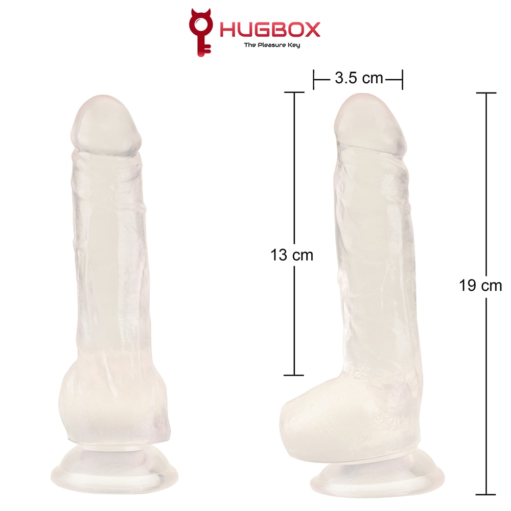 Dildo avec ventouse - Taille M