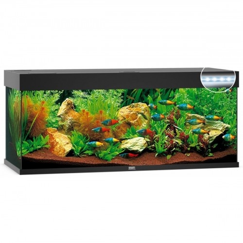 Luminária LED retangular para aquário Juwel Rio, preta.