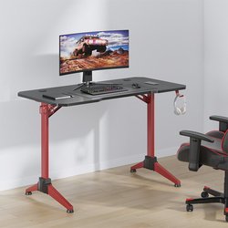 Bureau de gaming avec éclairage RVB
