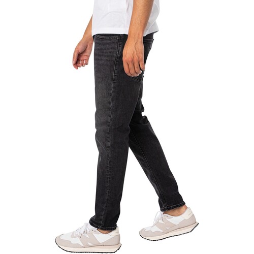 Jack & Jones - Vaqueros Ajustados Mike Original 389 Negro