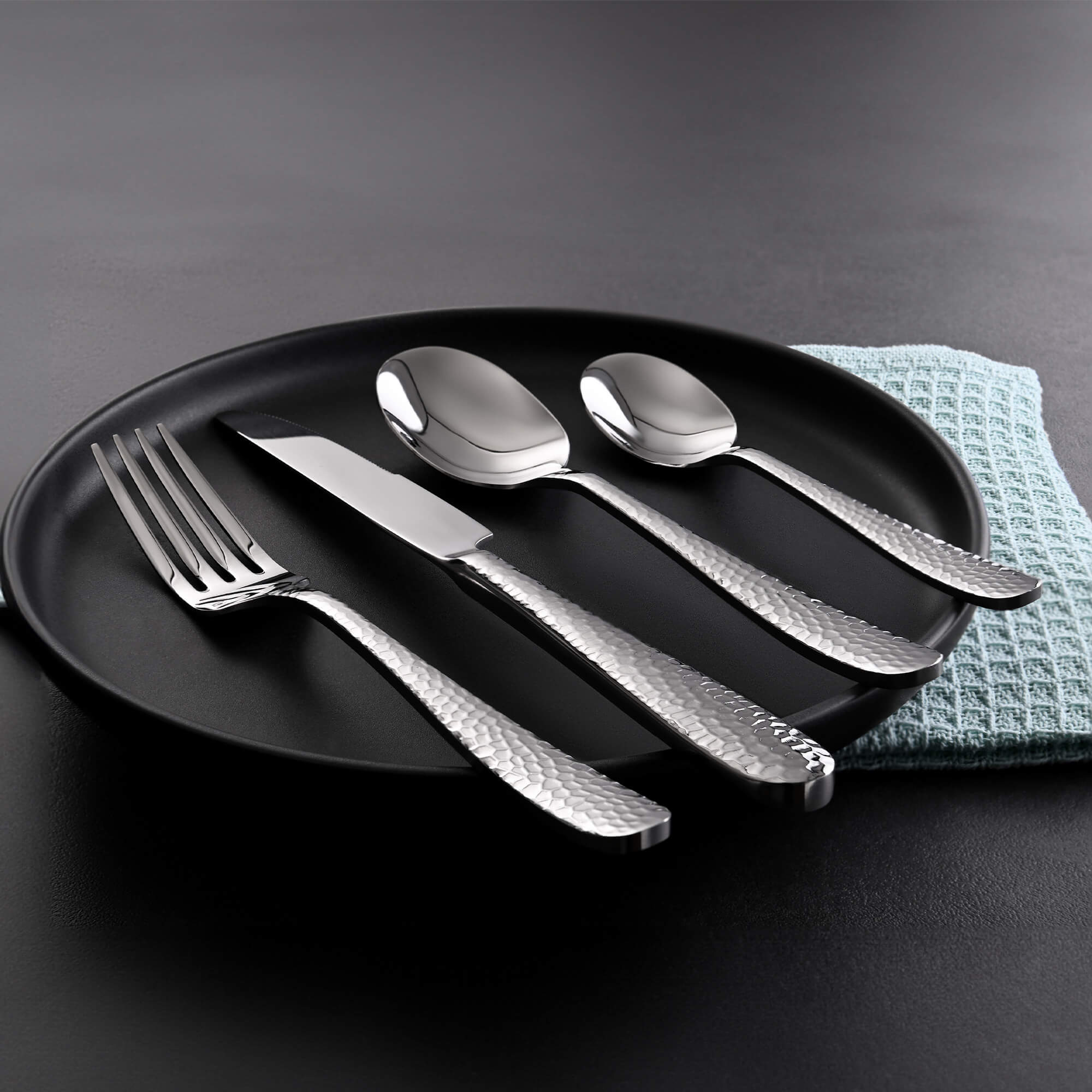 GRÄWE Besteckset Gent, 24-teilig, 6 Personen, Edelstahl Gent