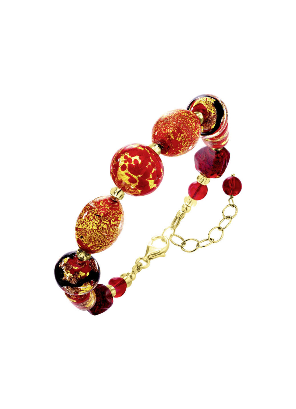 Armband mit Muranoglas-Perlen