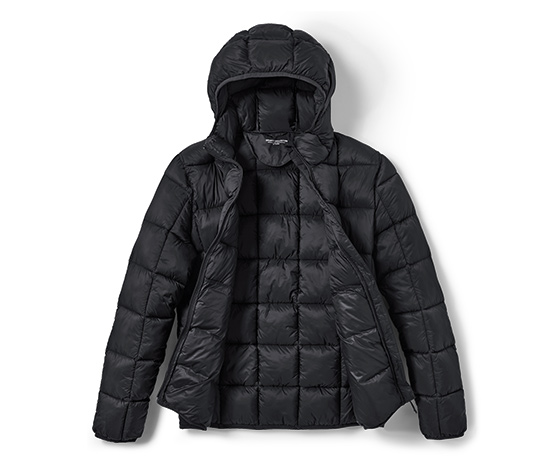Steppjacke, schwarz