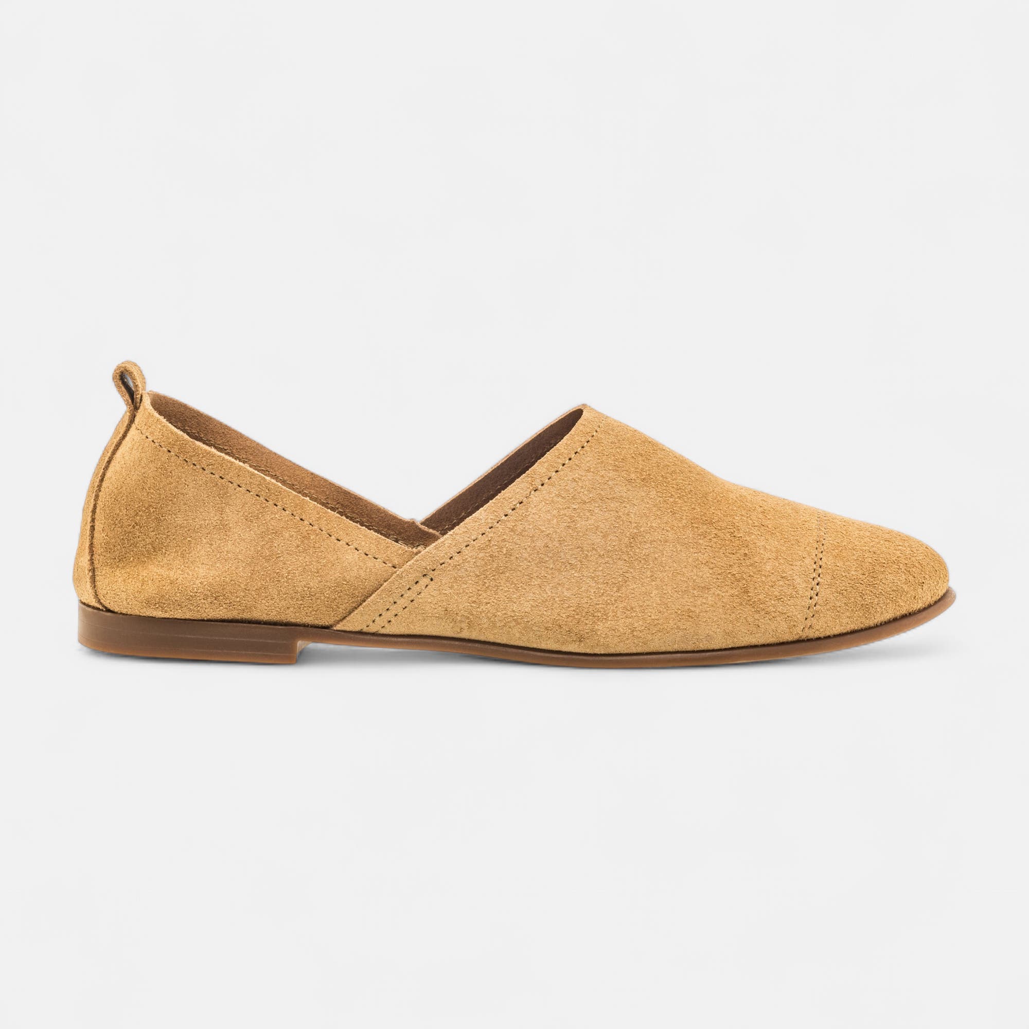 Mocassins Femme en cuir beige