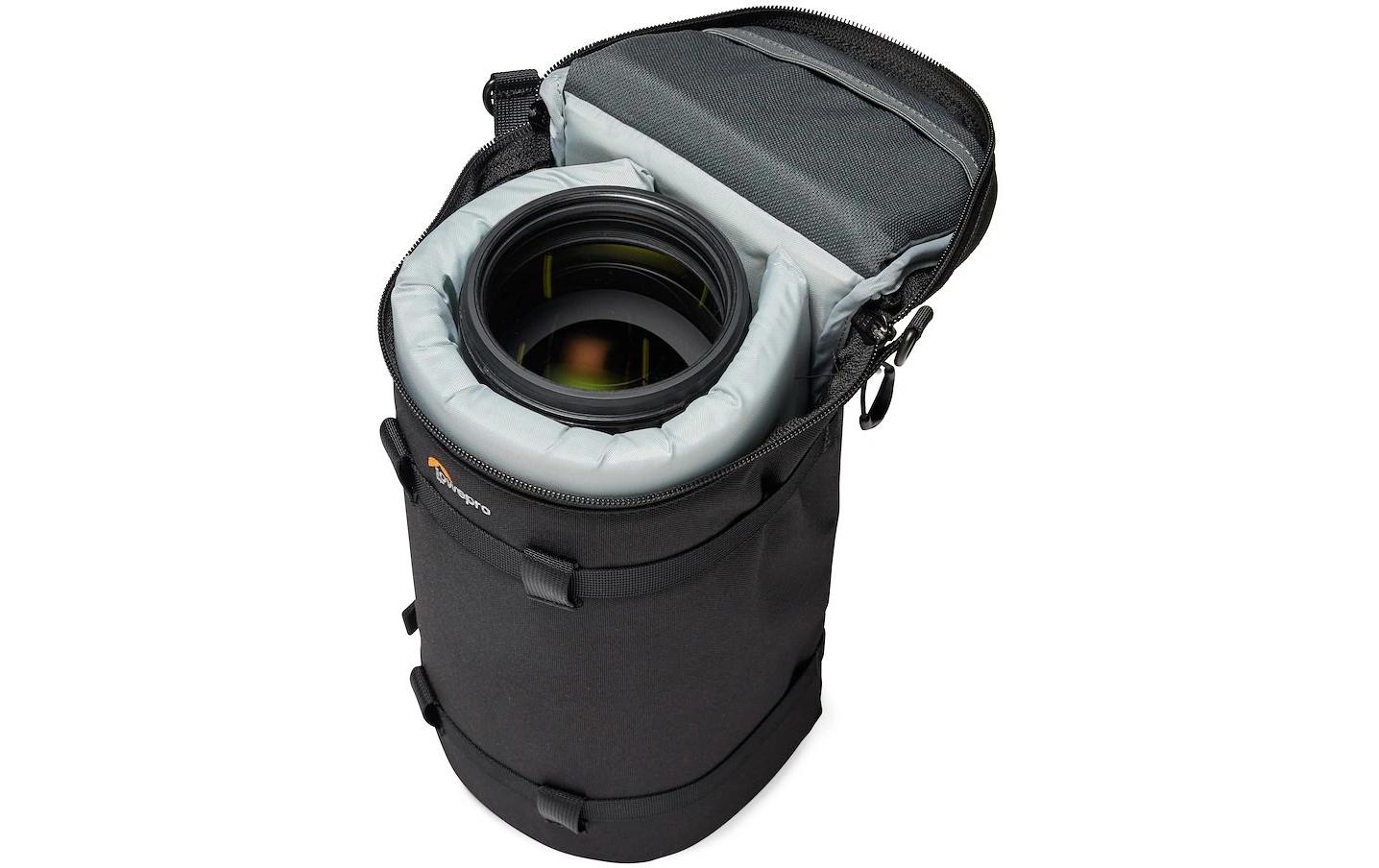 Objektivtasche ProTactic LCS 13 x 32 IIIGepolsterte Tasche mit Zurrgurt für Objektive bis zu 13 cm Durchmesser und 32 cm Länge