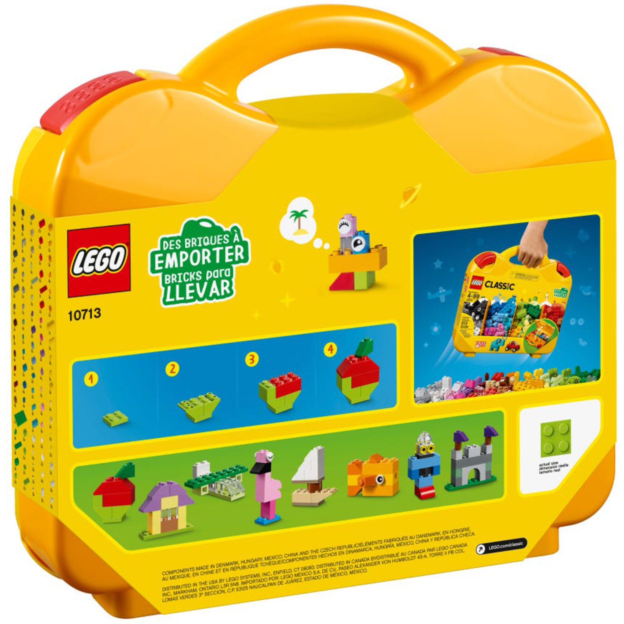 LEGO Konstruktionsspielzeug Classic Bausteine Starterkoffer - Farben sortieren