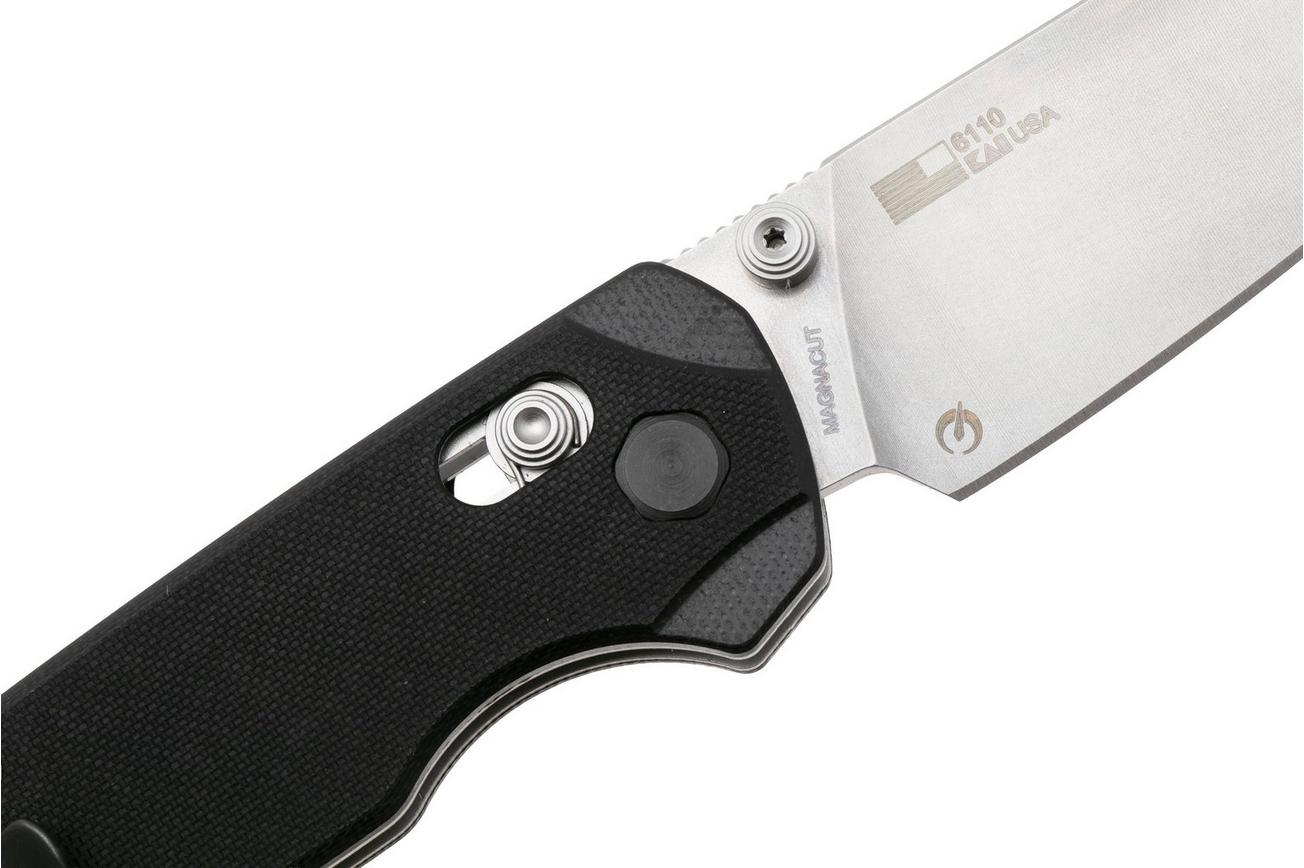 Kershaw Bel Air XL 6110 DuraLock Stonewashed MagnaCut, Black G10, zakmes