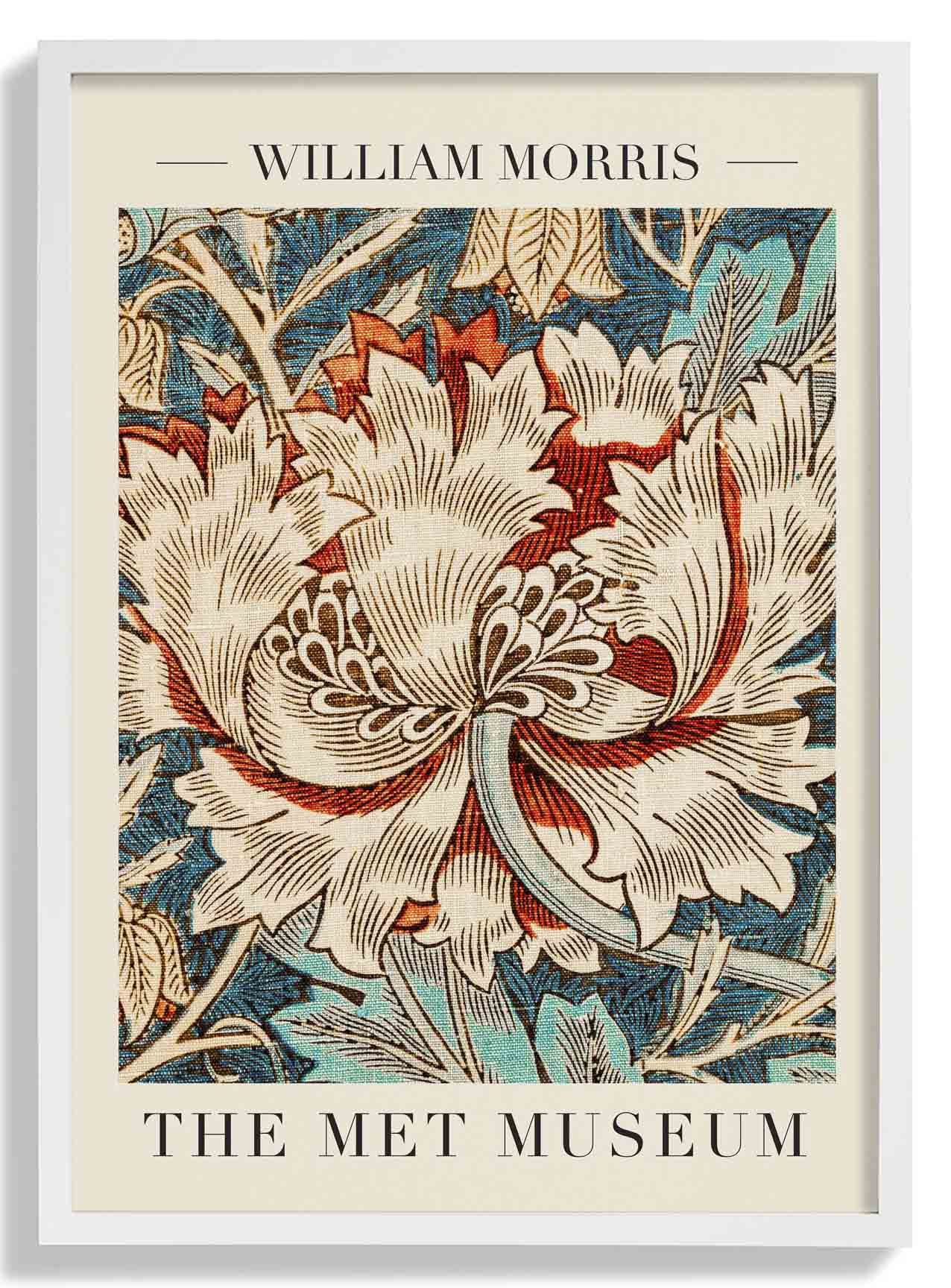 William Morris Honeysuckle Pattern III Kunstausstellung