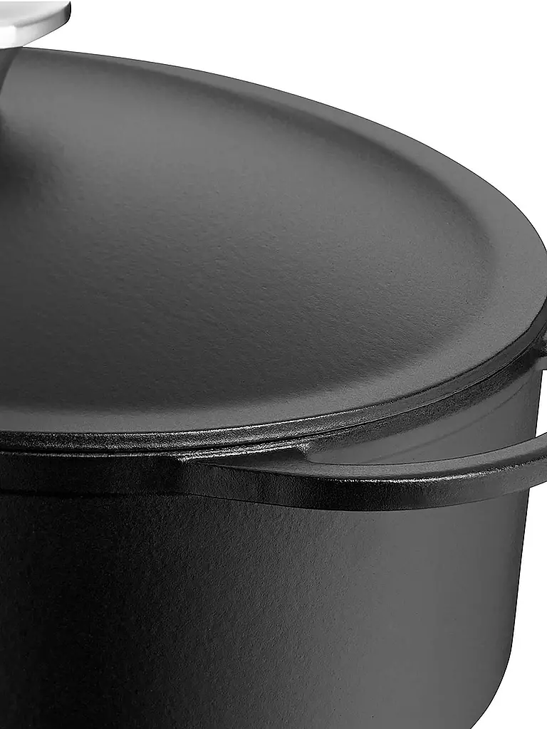 WMF Gusseisen-Bräter mit Deckel 30x23,5cm schwarz